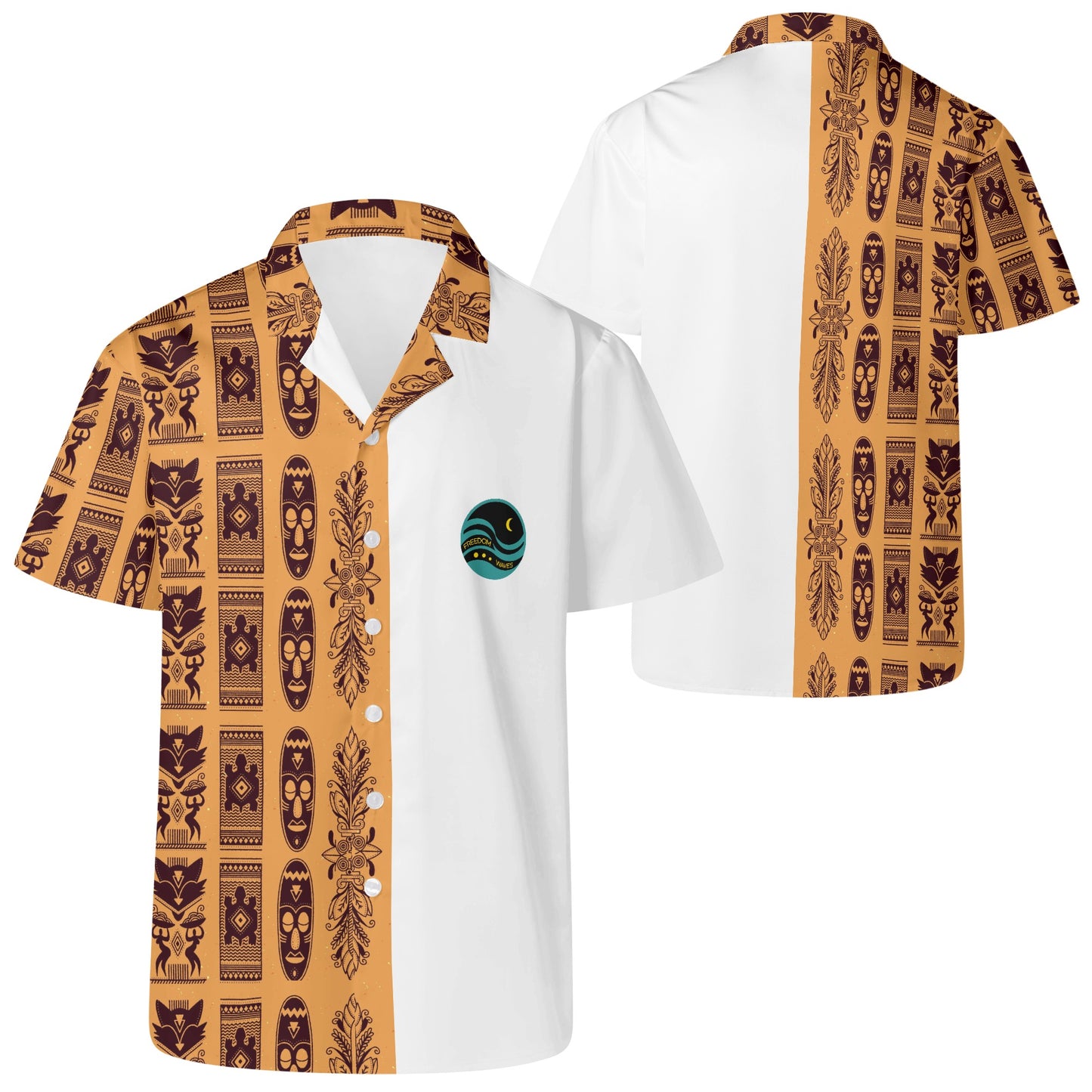 Men's Button Up Tribal Shirt