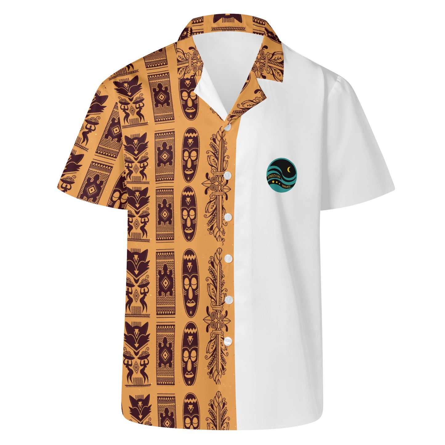Men's Button Up Tribal Shirt