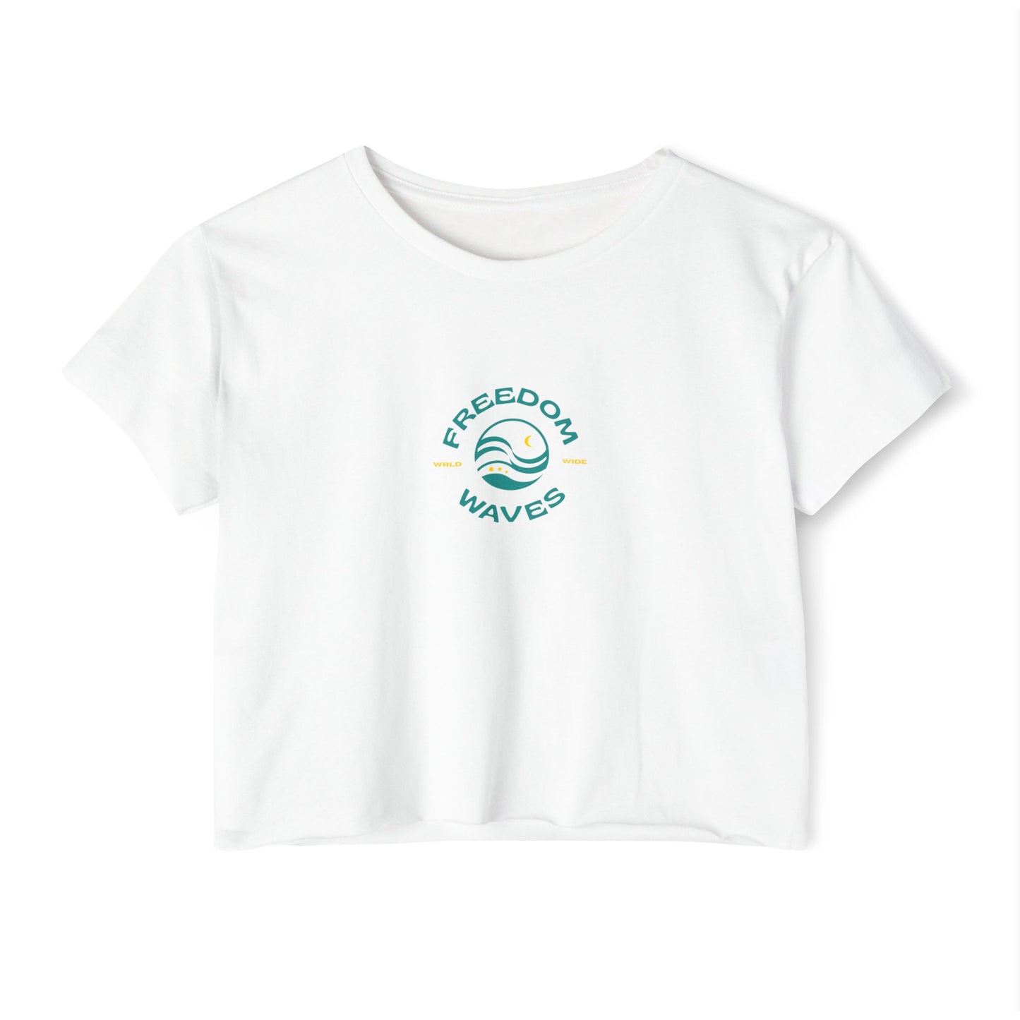Freedom Waves Festival Crop Top - Perfect for Summer Parties and Music Festivals