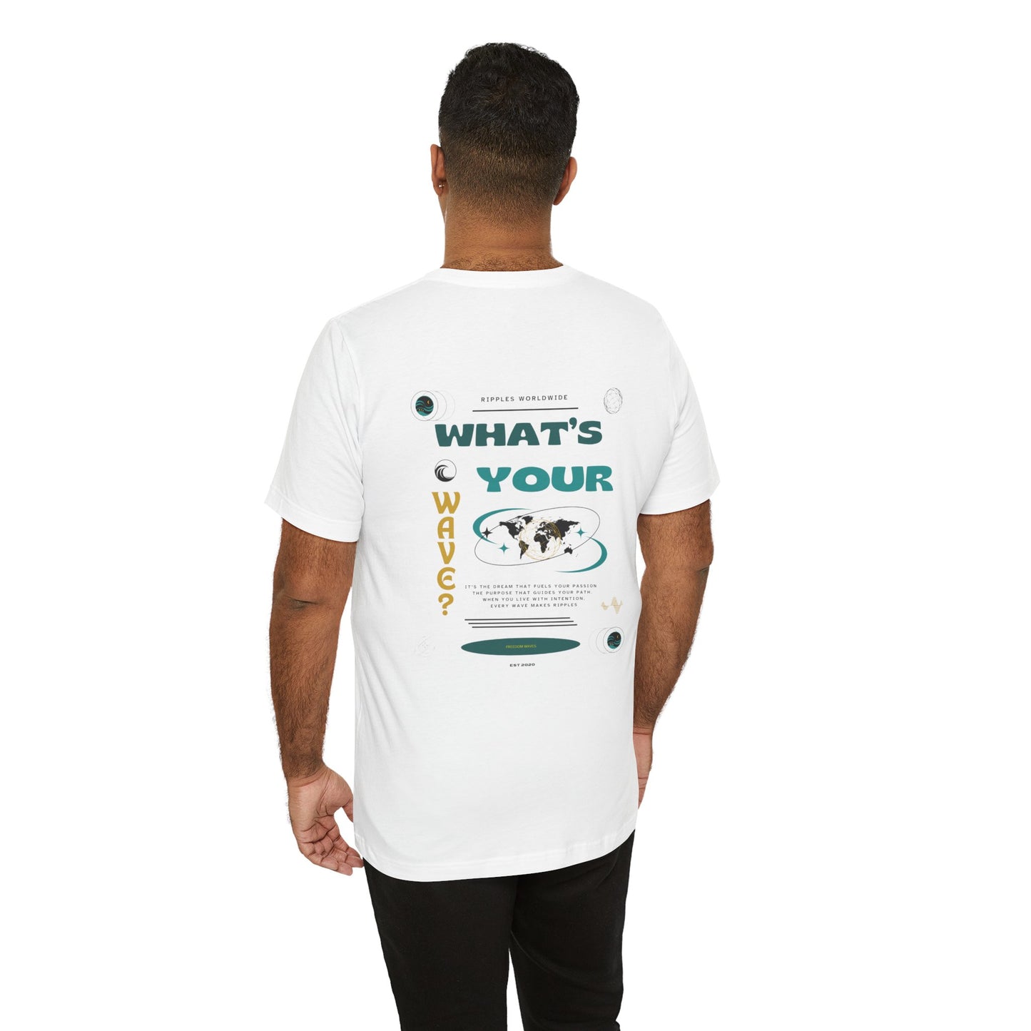 Freedom Waves Unisex T-Shirt - What's your wave?
