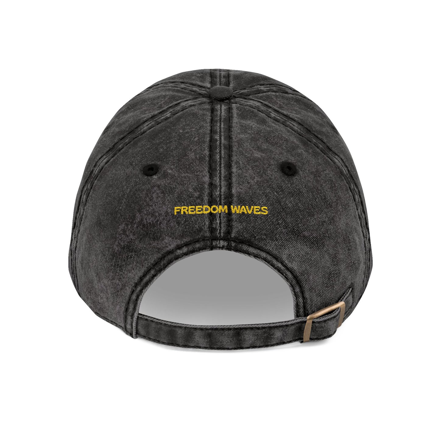 Vintage Freedom Waves Cap - Relaxed Embroidered Baseball Hat