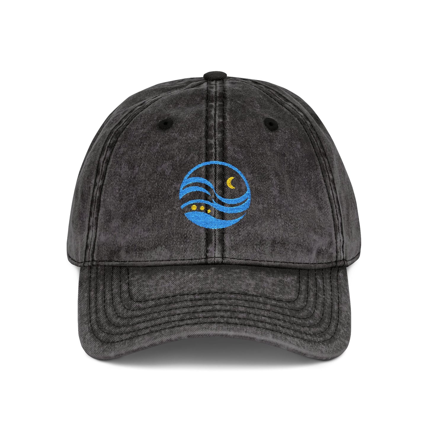 Vintage Freedom Waves Cap - Relaxed Embroidered Baseball Hat